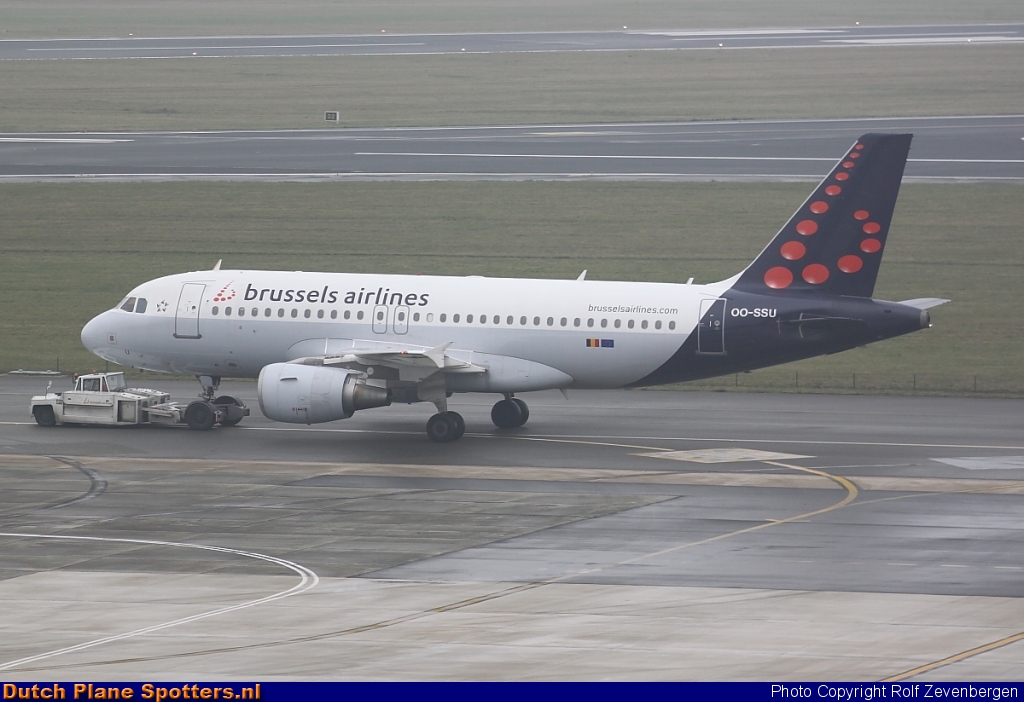 OO-SSU Airbus A319 Brussels Airlines by Rolf Zevenbergen