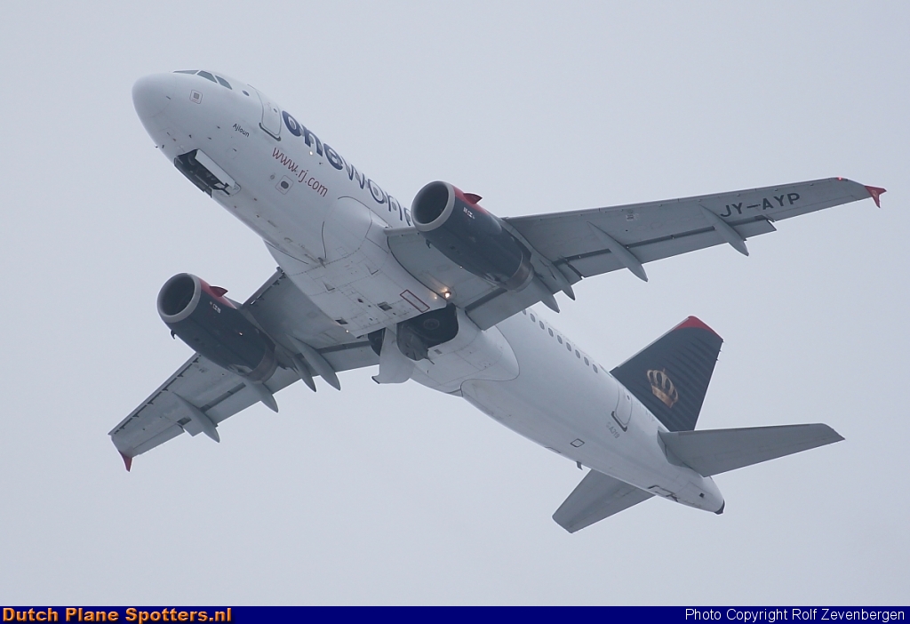 JY-AYP Airbus A319 Royal Jordanian Airlines by Rolf Zevenbergen