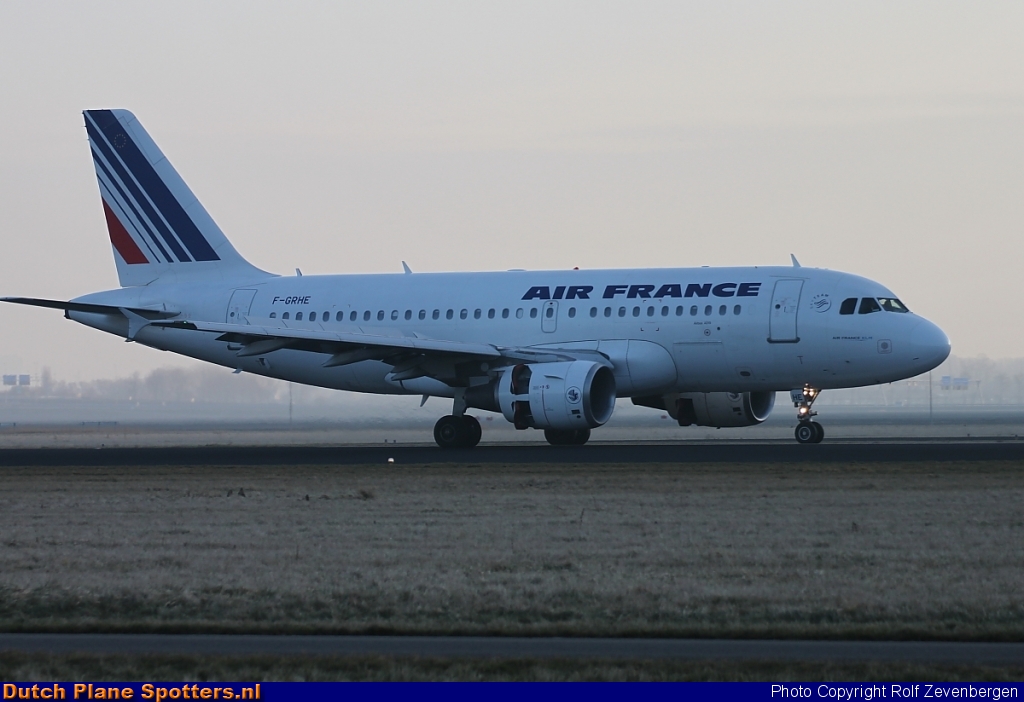F-GRHE Airbus A319 Air France by Rolf Zevenbergen