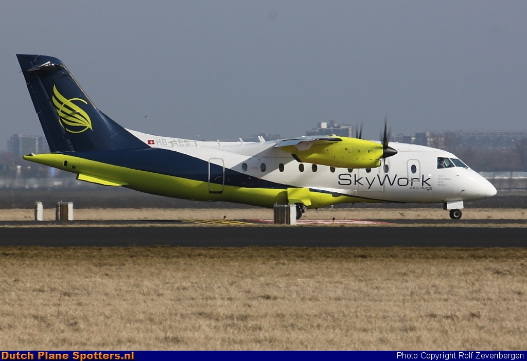 HB-AES Dornier Do-328 Sky Work Airlines by Rolf Zevenbergen