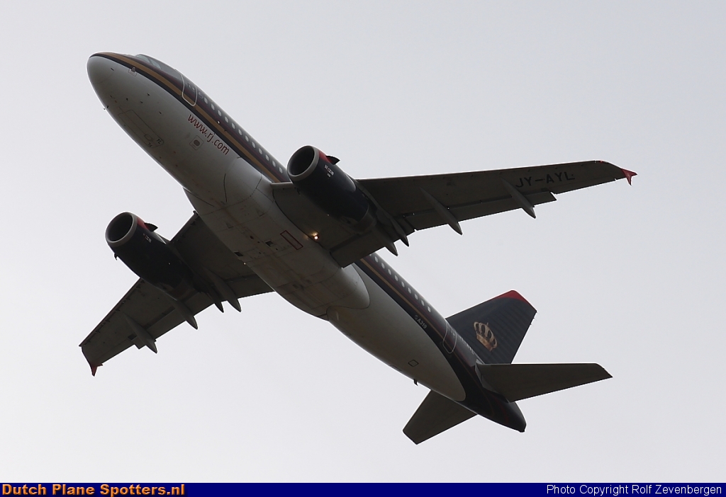 JY-AYL Airbus A319 Royal Jordanian Airlines by Rolf Zevenbergen