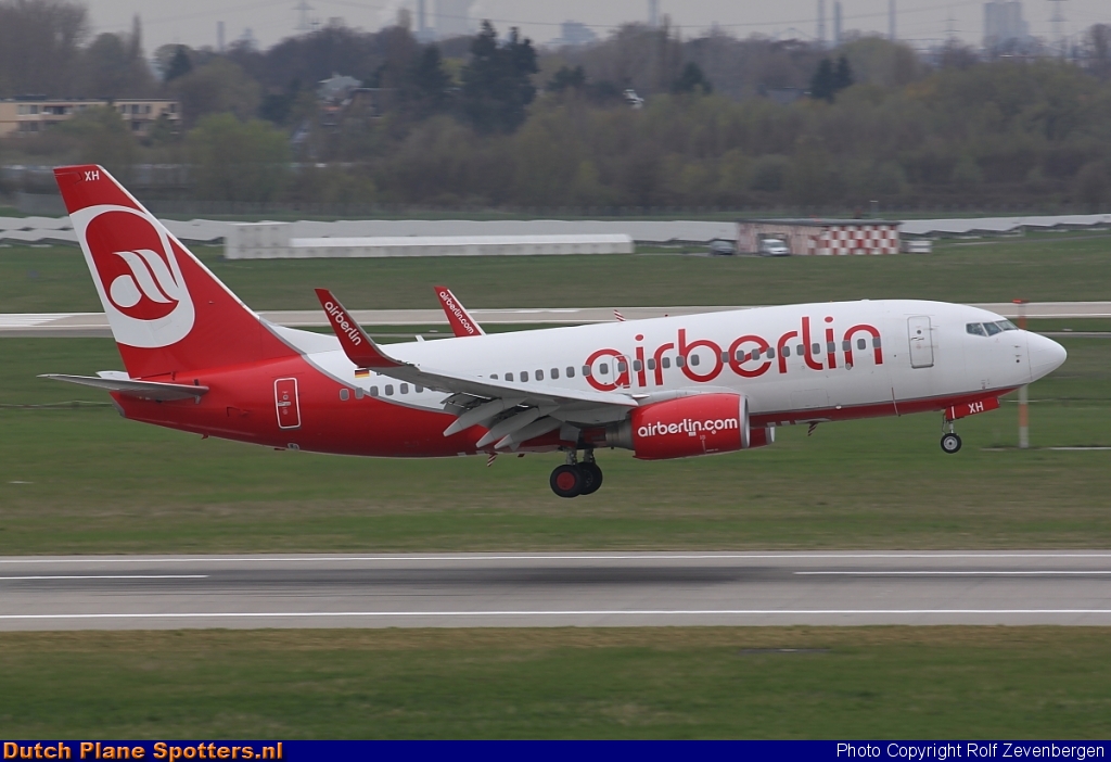 D-AHXH Boeing 737-700 TUIFly (Air Berlin) by Rolf Zevenbergen