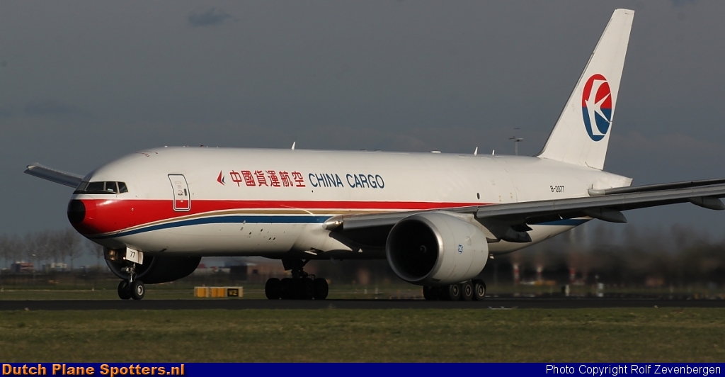 B-2077 Boeing 777-F China Cargo Airlines by Rolf Zevenbergen