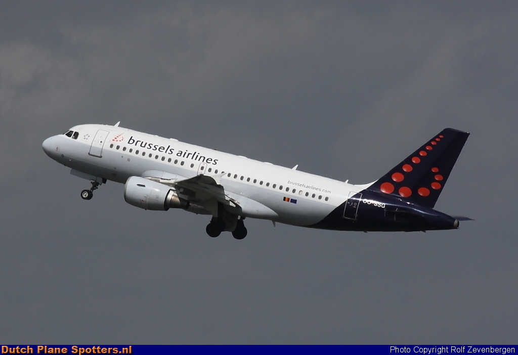 OO-SSG Airbus A319 Brussels Airlines by Rolf Zevenbergen