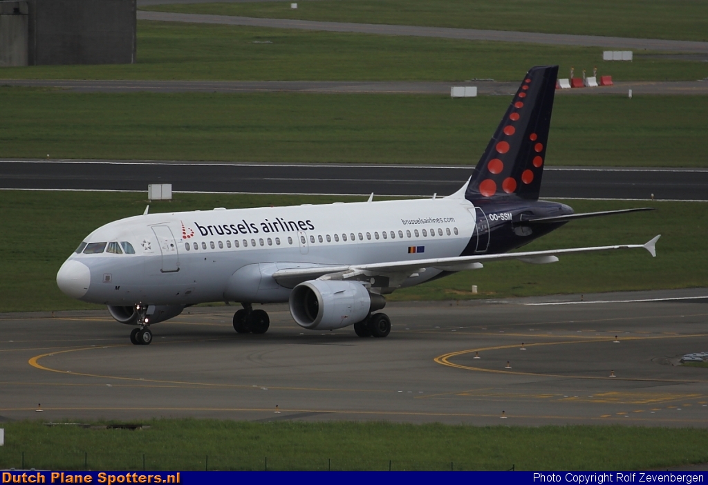 OO-SSM Airbus A319 Brussels Airlines by Rolf Zevenbergen