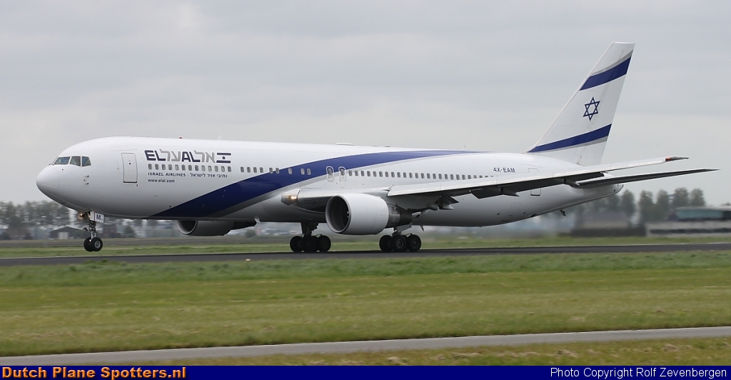 4X-EAM Boeing 767-300 El Al Israel Airlines by Rolf Zevenbergen