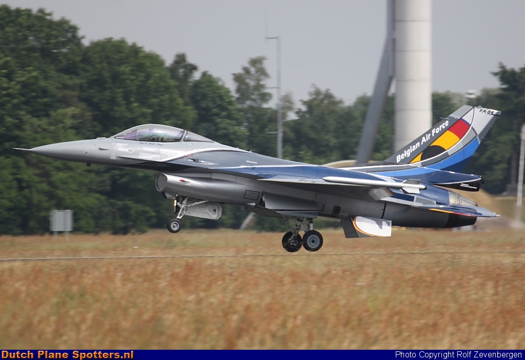 FA-84 General Dynamics F-16 Fighting Falcon MIL - Belgium Air Force by Rolf Zevenbergen