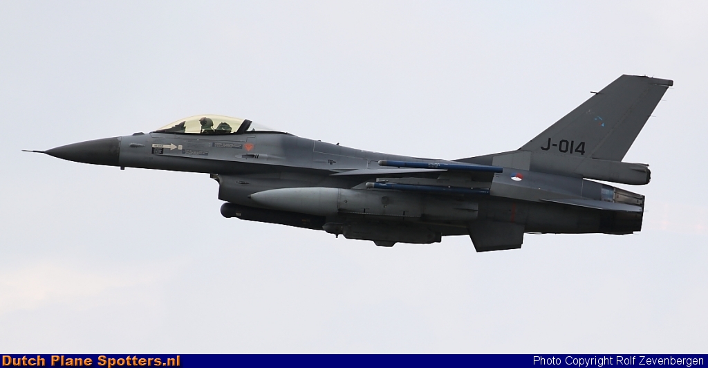 J-014 General Dynamics F-16 Fighting Falcon MIL - Dutch Royal Air Force by Rolf Zevenbergen