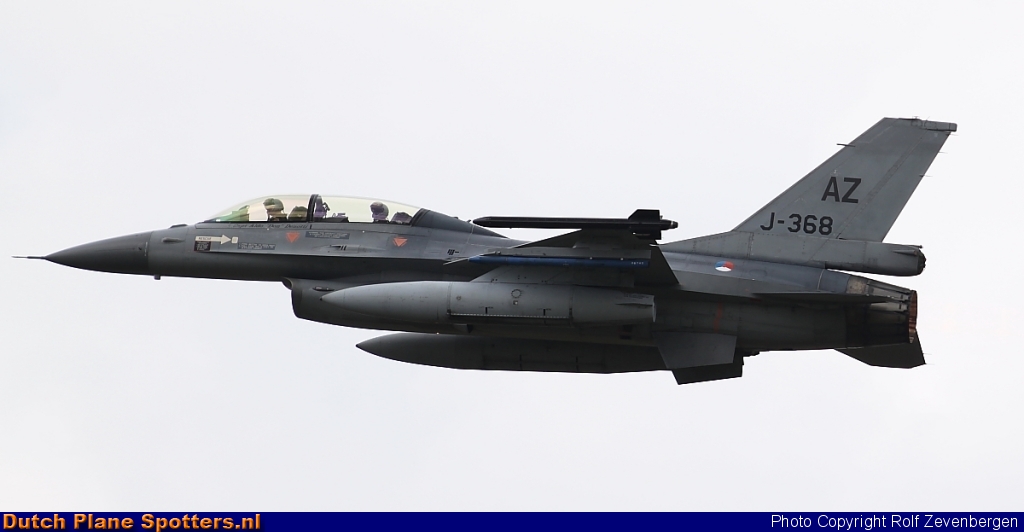 J-368 General Dynamics F-16 Fighting Falcon MIL - Dutch Royal Air Force by Rolf Zevenbergen