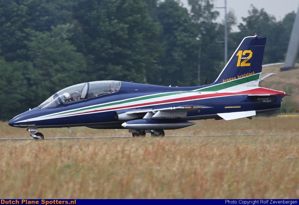 MM54482/12 Aermacchi MB-339 MIL - Italian Air Force (Frecce Tricolori) by Rolf Zevenbergen