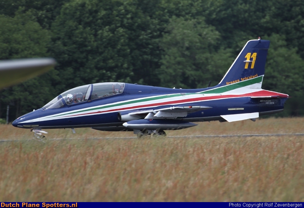MM54480/11 Aermacchi MB-339 MIL - Italian Air Force (Frecce Tricolori) by Rolf Zevenbergen