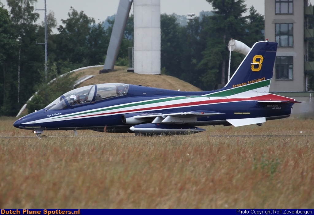 MM54479/8 Aermacchi MB-339 MIL - Italian Air Force (Frecce Tricolori) by Rolf Zevenbergen