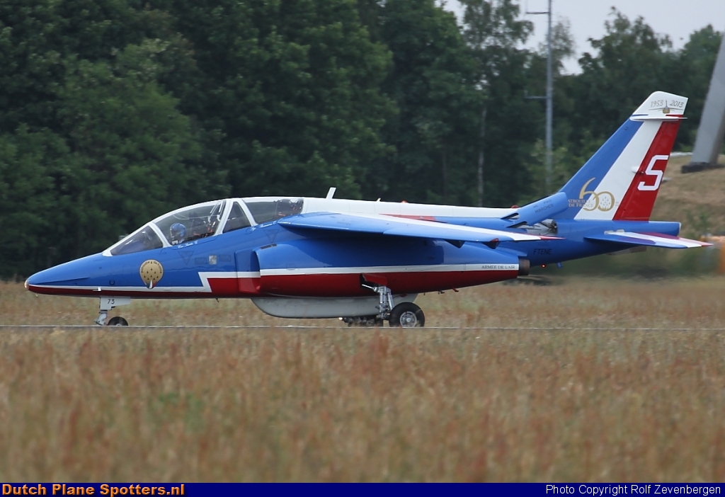 F-TENE Dassault-Dornier Alpha Jet MIL - French Air Force (Patrouille de France) by Rolf Zevenbergen