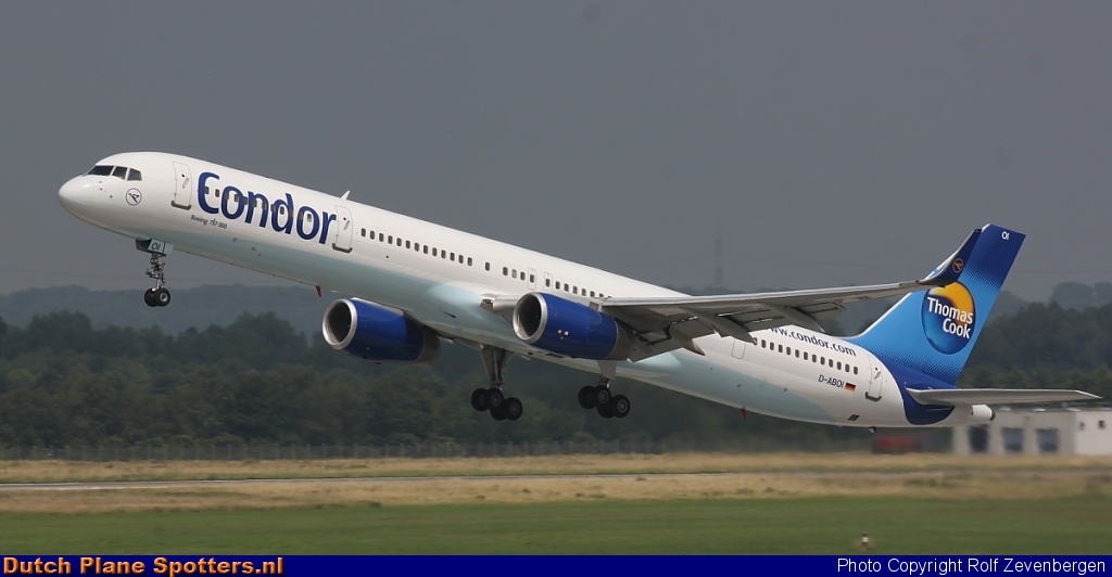 D-ABOI Boeing 757-300 Condor (Thomas Cook) by Rolf Zevenbergen