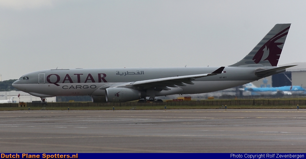 A7-AFY Airbus A330-200 Qatar Airways Cargo by Rolf Zevenbergen