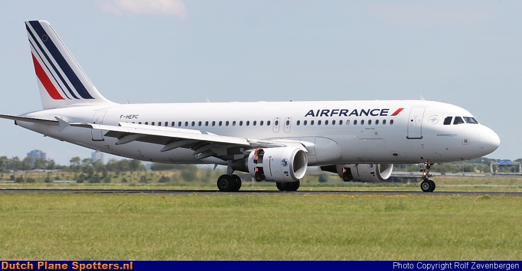 F-HEPC Airbus A320 Air France by Rolf Zevenbergen