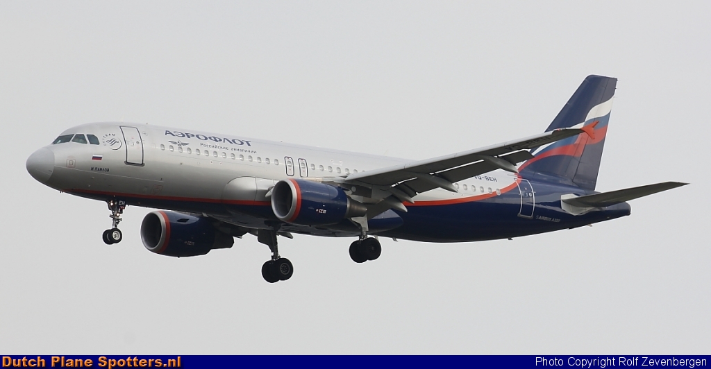 VQ-BEH Airbus A320 Aeroflot - Russian Airlines by Rolf Zevenbergen