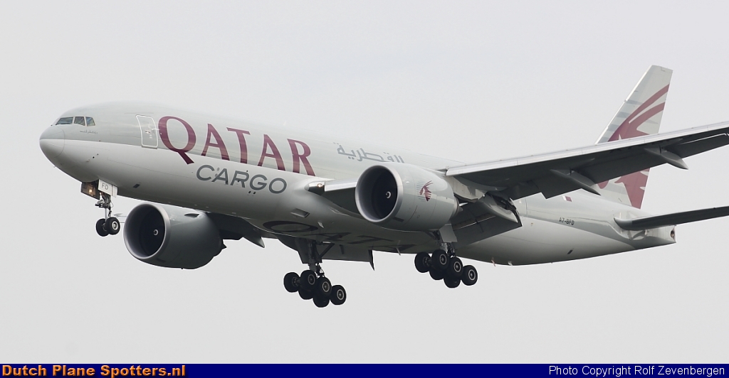 A7-BFD Boeing 777-F Qatar Airways Cargo by Rolf Zevenbergen