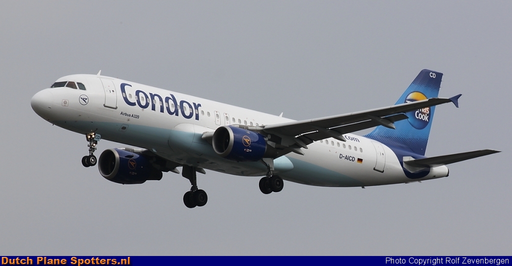 D-AICD Airbus A320 Condor (Thomas Cook) by Rolf Zevenbergen