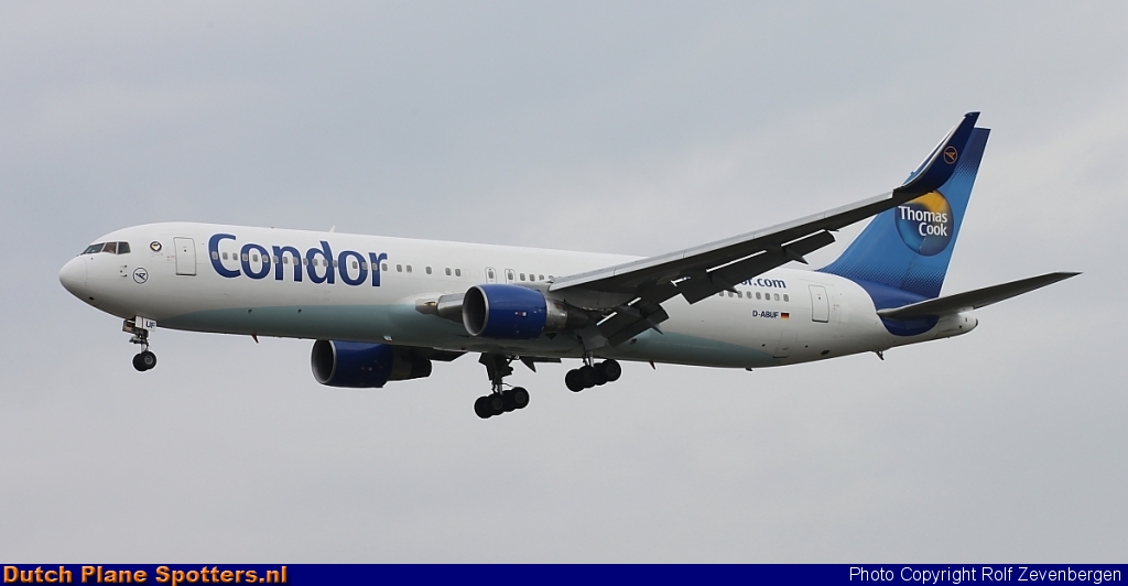 D-ABUF Boeing 767-300 Condor (Thomas Cook) by Rolf Zevenbergen