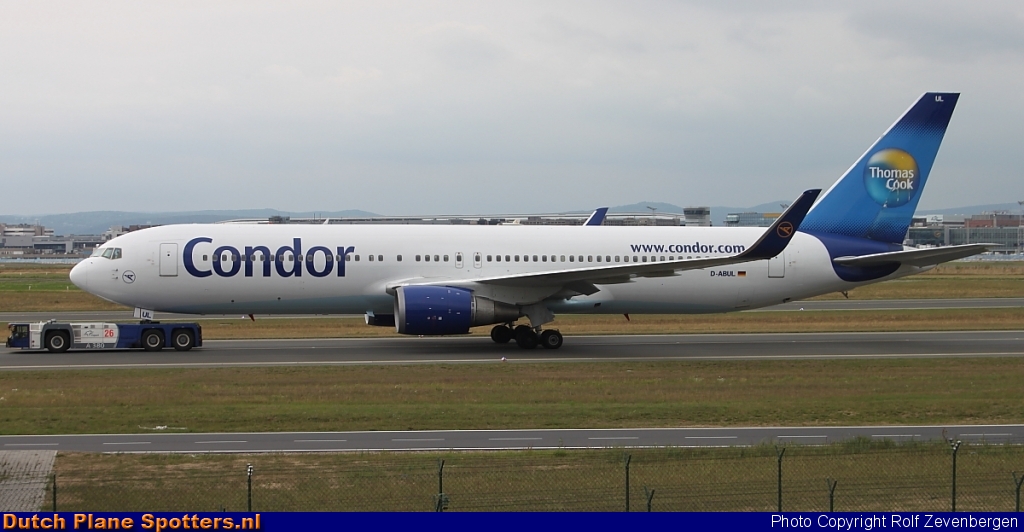D-ABUL Boeing 767-300 Condor (Thomas Cook) by Rolf Zevenbergen