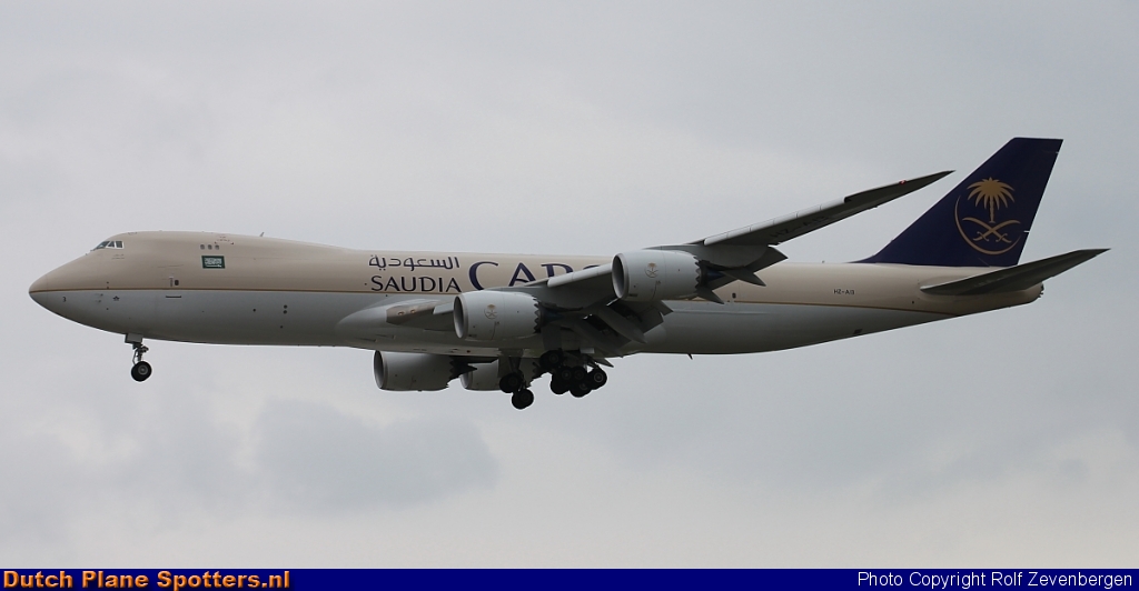 HZ-AI3 Boeing 747-8 Saudi Arabian Cargo by Rolf Zevenbergen