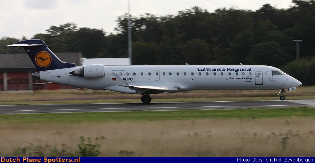 D-ACPC Bombardier Canadair CRJ700 CityLine (Lufthansa Regional) by Rolf Zevenbergen