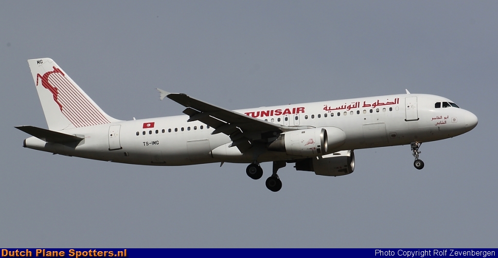 TS-IMG Airbus A320 Tunisair by Rolf Zevenbergen