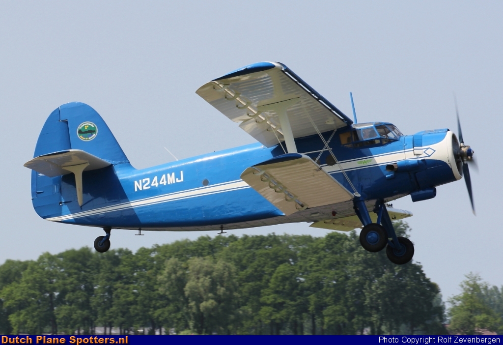 N244MJ Antonov An-2 Private by Rolf Zevenbergen
