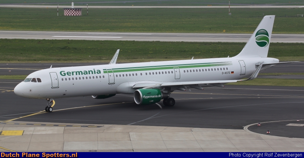 D-ASTE Airbus A321 Germania by Rolf Zevenbergen