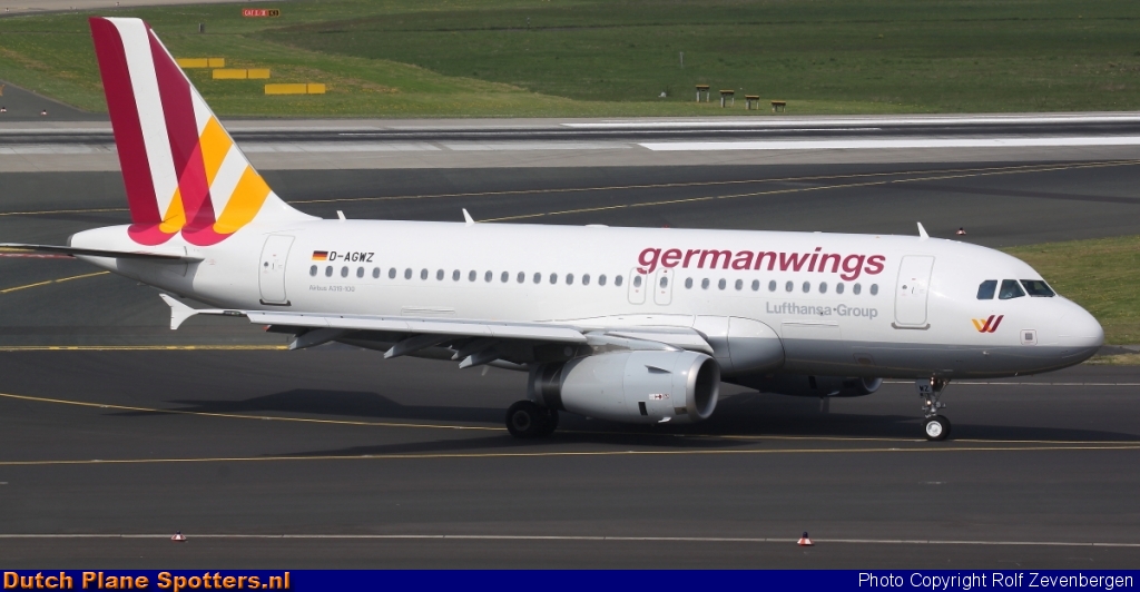 D-AGWZ Airbus A319 Germanwings by Rolf Zevenbergen