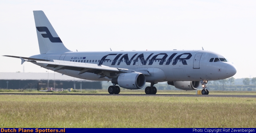 OH-LXK Airbus A320 Finnair by Rolf Zevenbergen