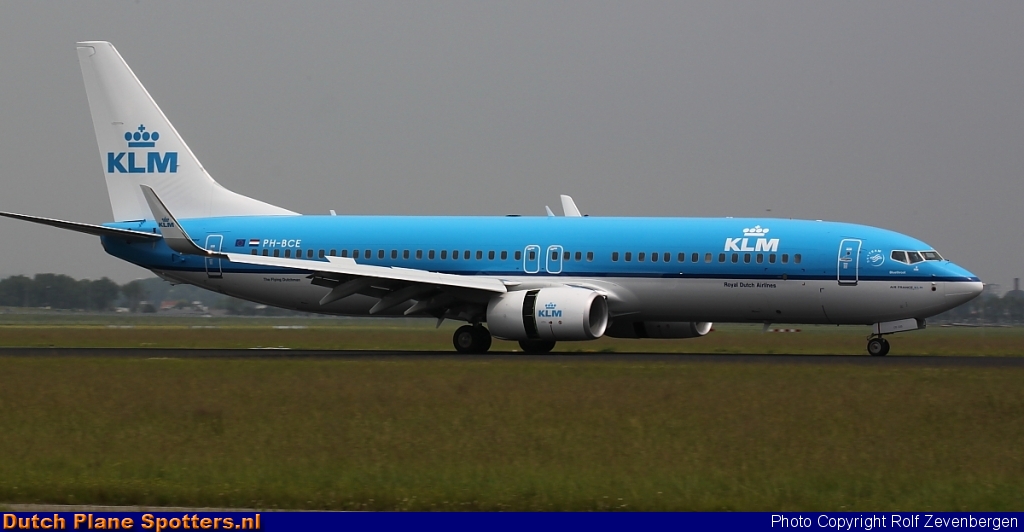 PH-BCE Boeing 737-800 KLM Royal Dutch Airlines by Rolf Zevenbergen