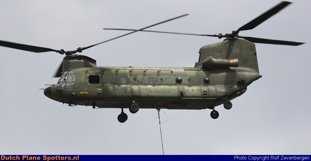 D-106 Boeing CH-47 Chinook MIL - Dutch Royal Air Force by Rolf Zevenbergen