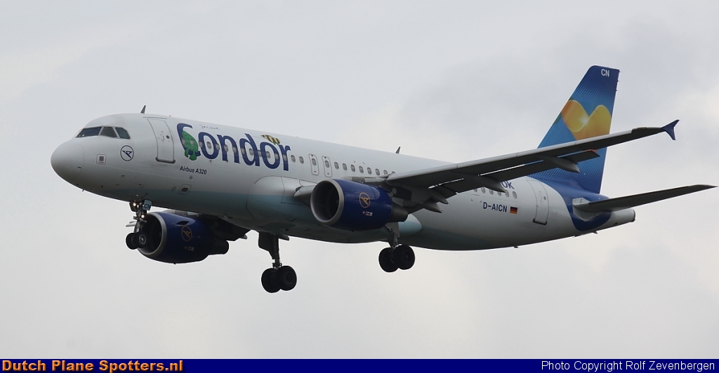 D-AICN Airbus A320 Condor (Thomas Cook) by Rolf Zevenbergen