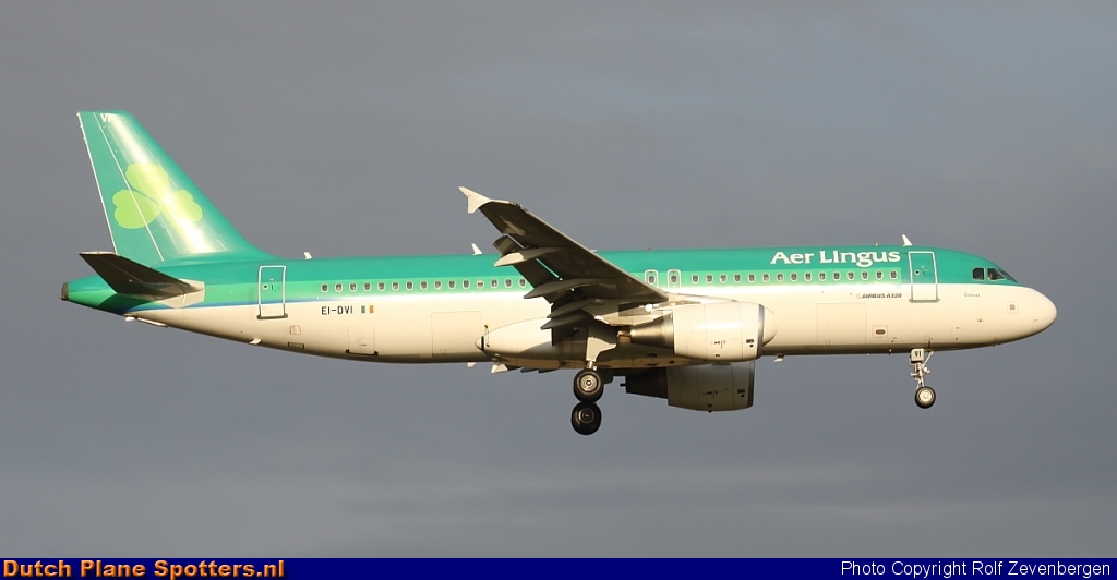 EI-DVI Airbus A320 Aer Lingus by Rolf Zevenbergen