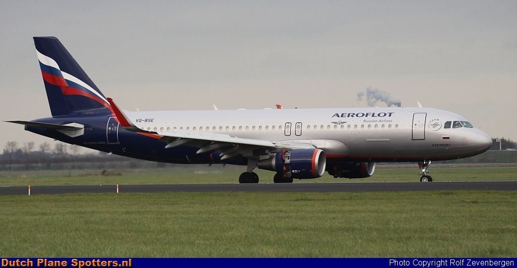 VQ-BSE Airbus A320 Aeroflot - Russian Airlines by Rolf Zevenbergen