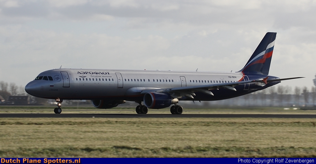 VQ-BOH Airbus A321 Aeroflot - Russian Airlines by Rolf Zevenbergen