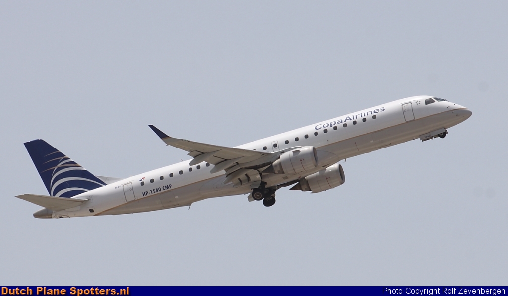HP-1540CMP Embraer 190 Copa Airlines by Rolf Zevenbergen