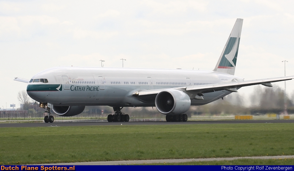 B-KQD Boeing 777-300 Cathay Pacific by Rolf Zevenbergen