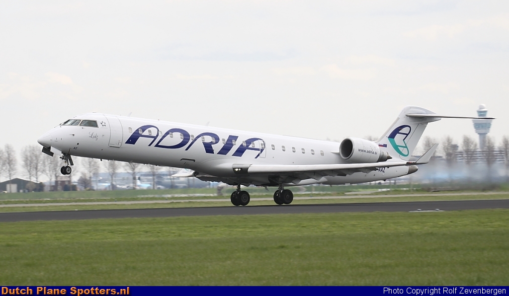 S5-AAZ Bombardier Canadair CRJ700 Adria Airways by Rolf Zevenbergen
