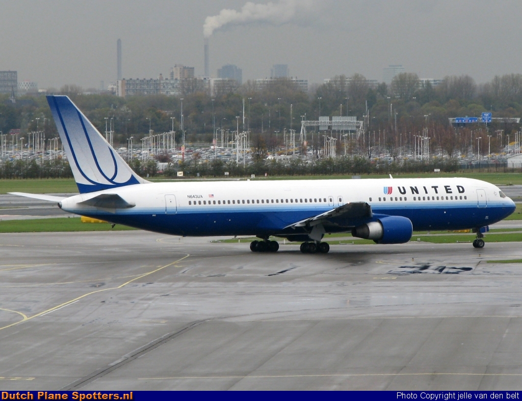 N643UA Boeing 767-300 United Airlines by Jelle van den Belt
