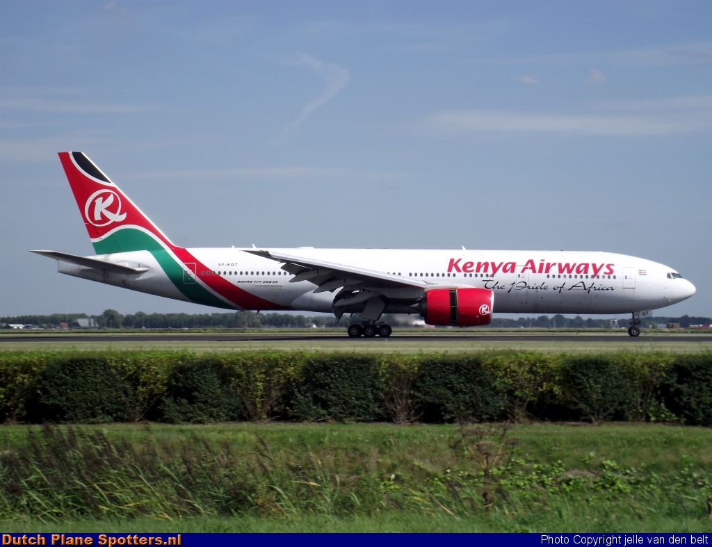 5Y-KQT Boeing 777-200 Kenya Airways by Jelle van den Belt