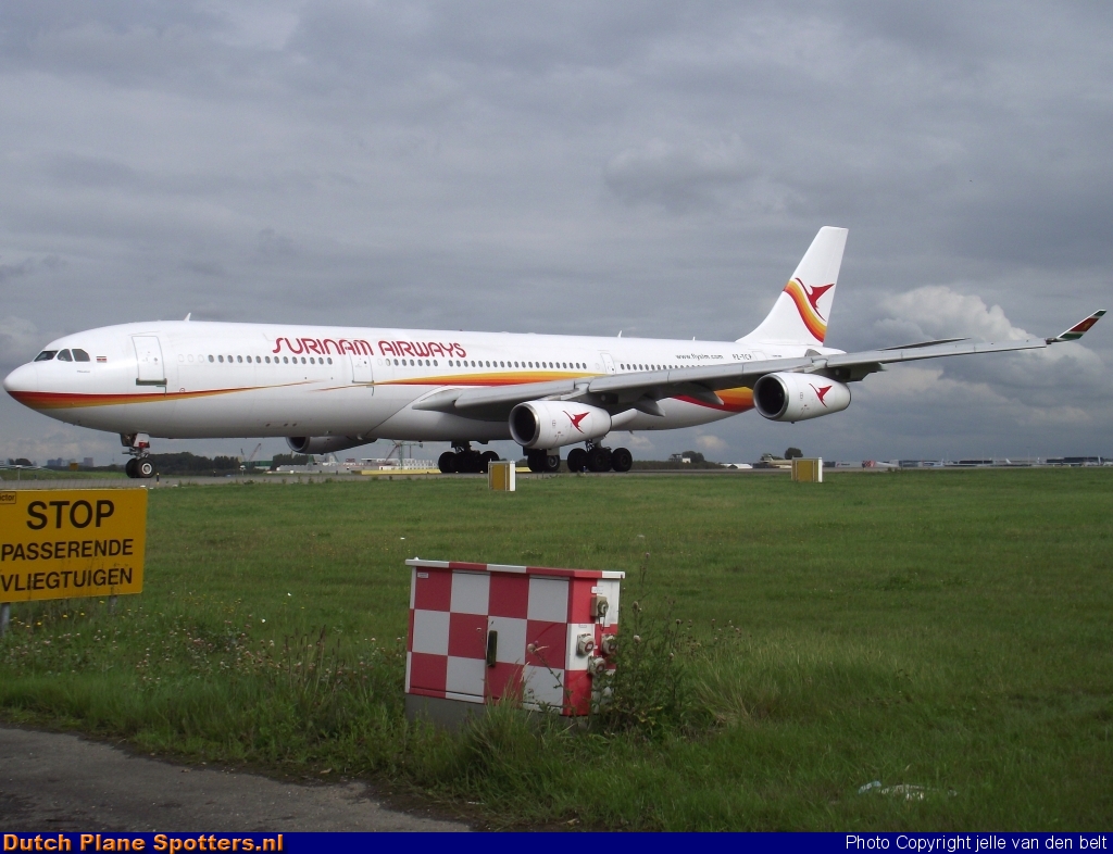 PZ-TCP Airbus A340-300 Surinam Airways by Jelle van den Belt