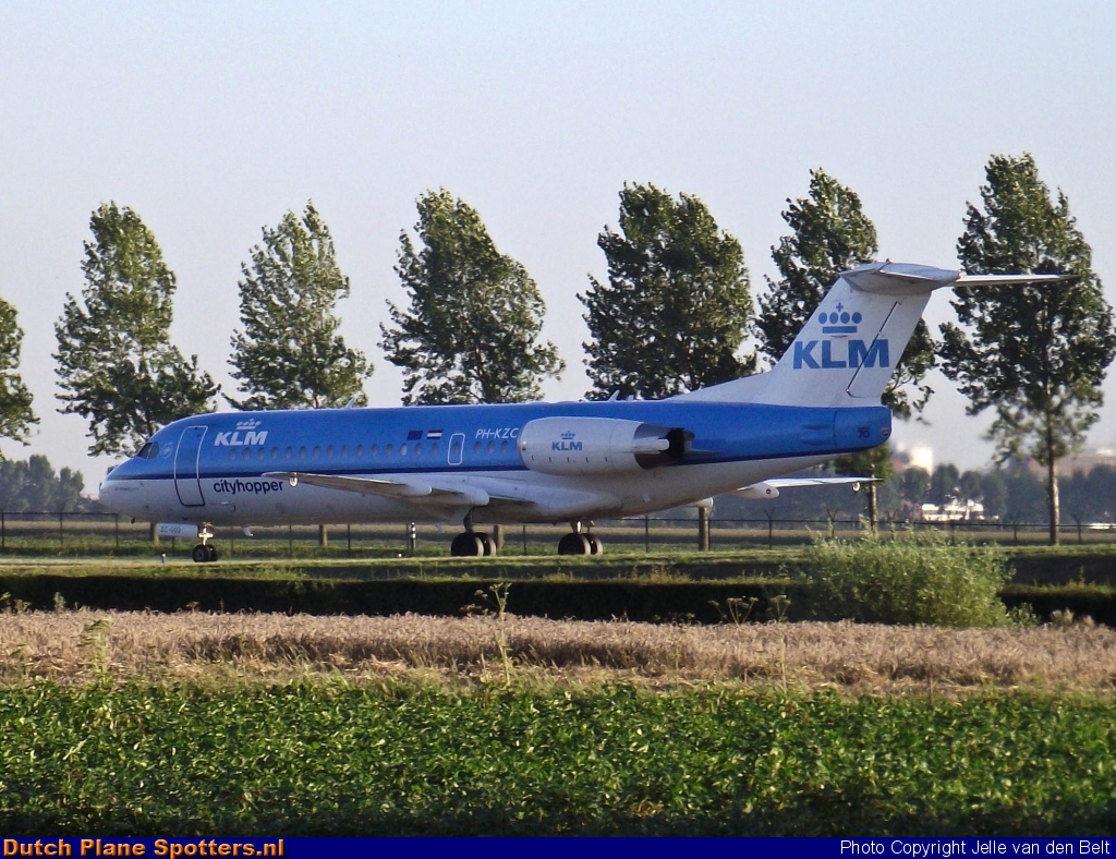 PH-KZC Fokker 70 KLM Cityhopper by Jelle van den Belt