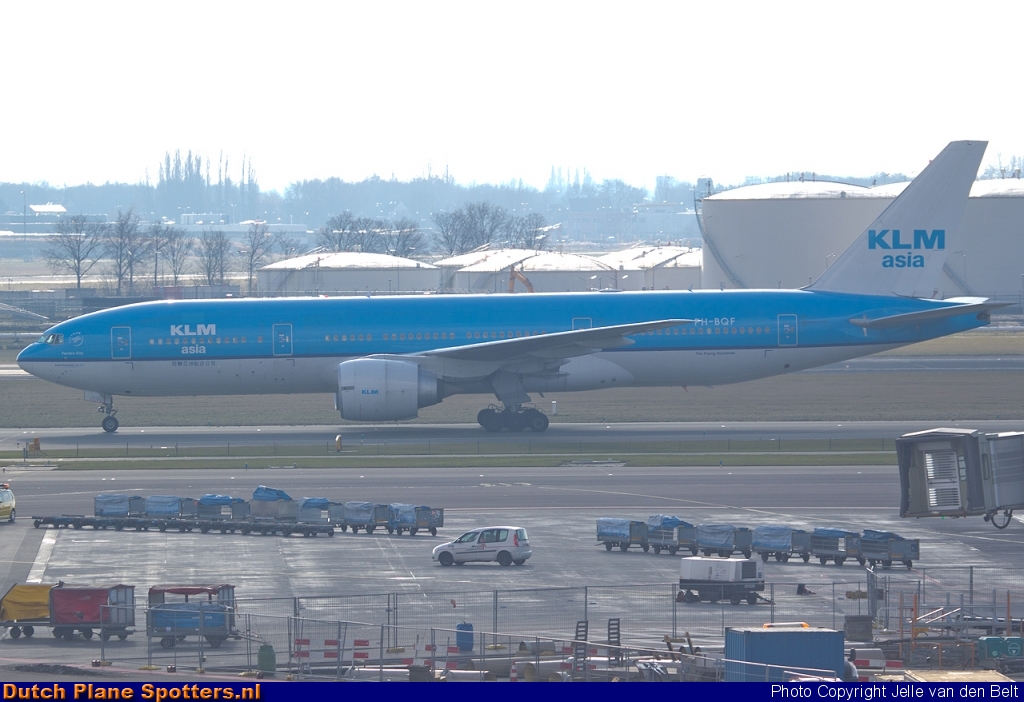 PH-BQF Boeing 777-200 KLM Asia by Jelle van den Belt