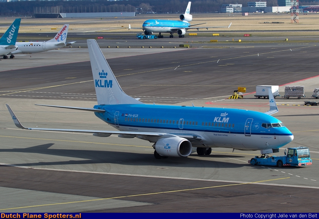 PH-BGR Boeing 737-700 KLM Royal Dutch Airlines by Jelle van den Belt