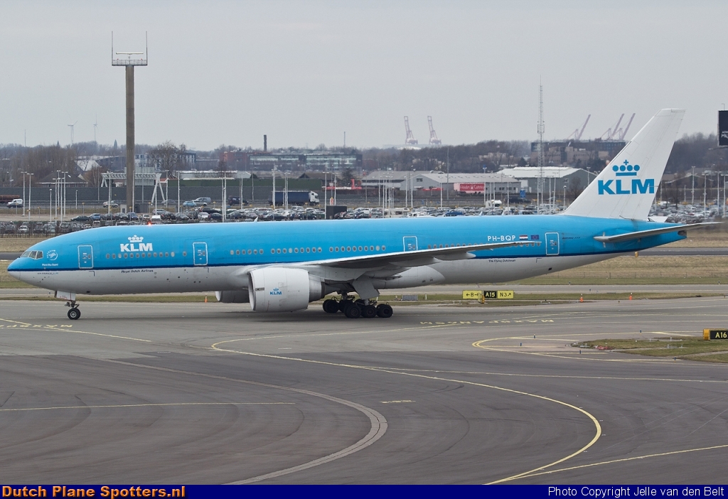 PH-BQP Boeing 777-200 KLM Royal Dutch Airlines by Jelle van den Belt