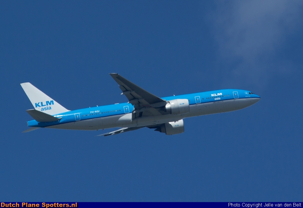 PH-BQI Boeing 777-200 KLM Asia by Jelle van den Belt