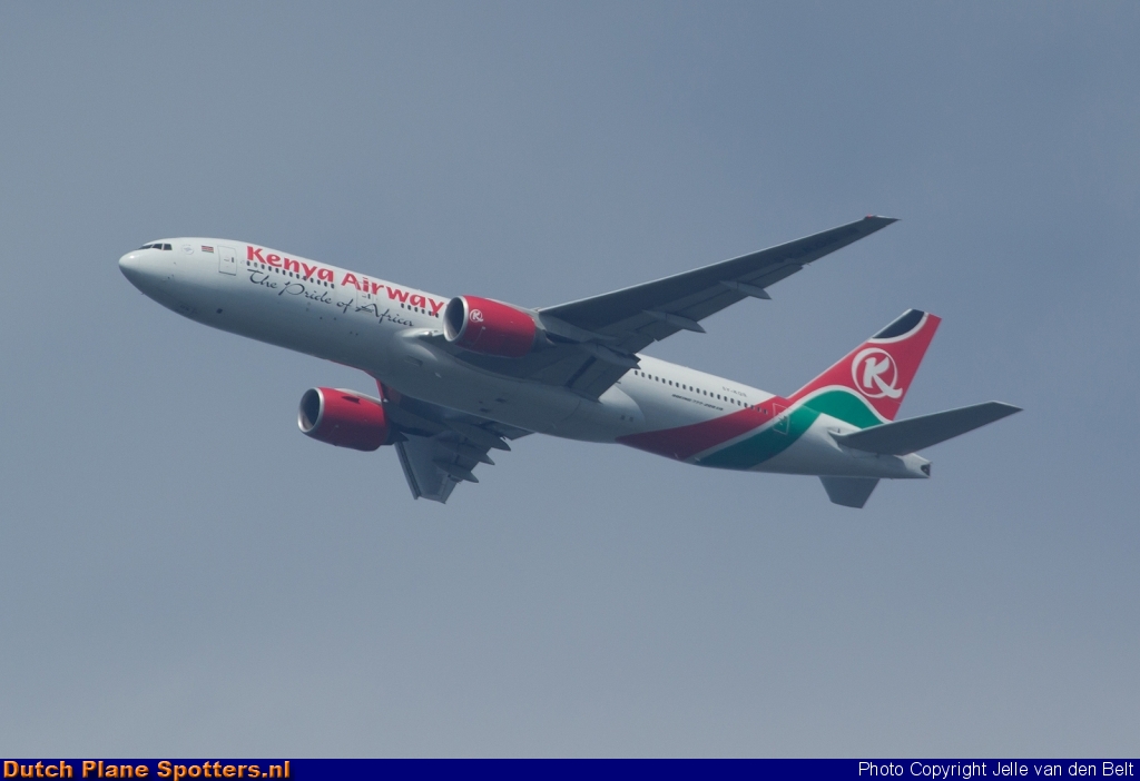 5Y-KQS Boeing 777-200 Kenya Airways by Jelle van den Belt